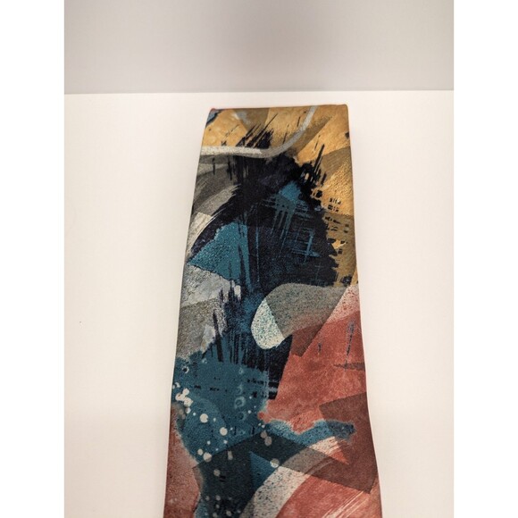 Vintage‎ Wembley Abstract Pointed Classic Necktie Tie - Picture 3 of 9